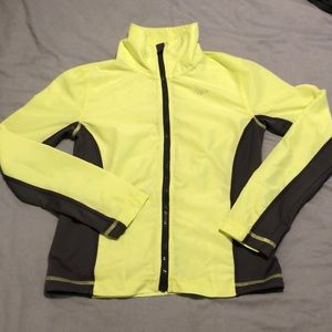 Lightweight Neon Yellow and Grey Aero Jacket